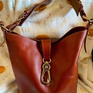 GORGEOUS Caramel Leather Florentine Bag Perfect for FALL fashion!